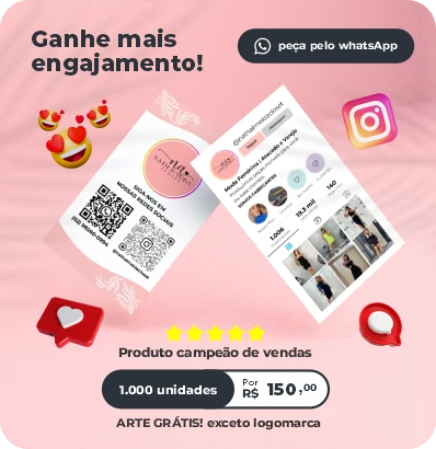 cartão instagram em goiania gráfica m5 digital