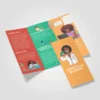 Folder 2 Dobras papel couche 90gr
