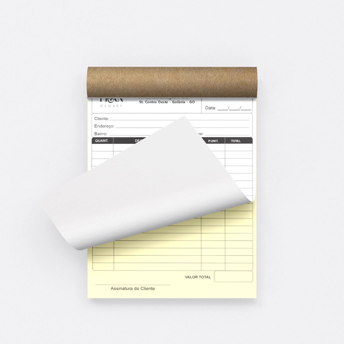 Talão de Pedido Auto Copiativo 2 vias