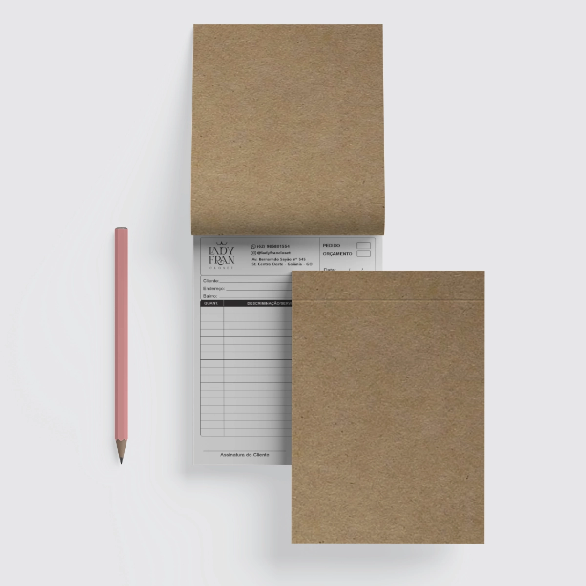 Talão de pedido 1 via