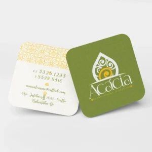 Cartão de visita especial da Gráfica M5 digital