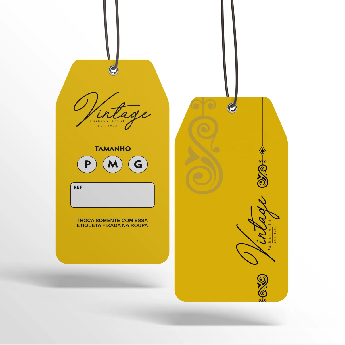 Etiqueta Especial para roupa Feminina