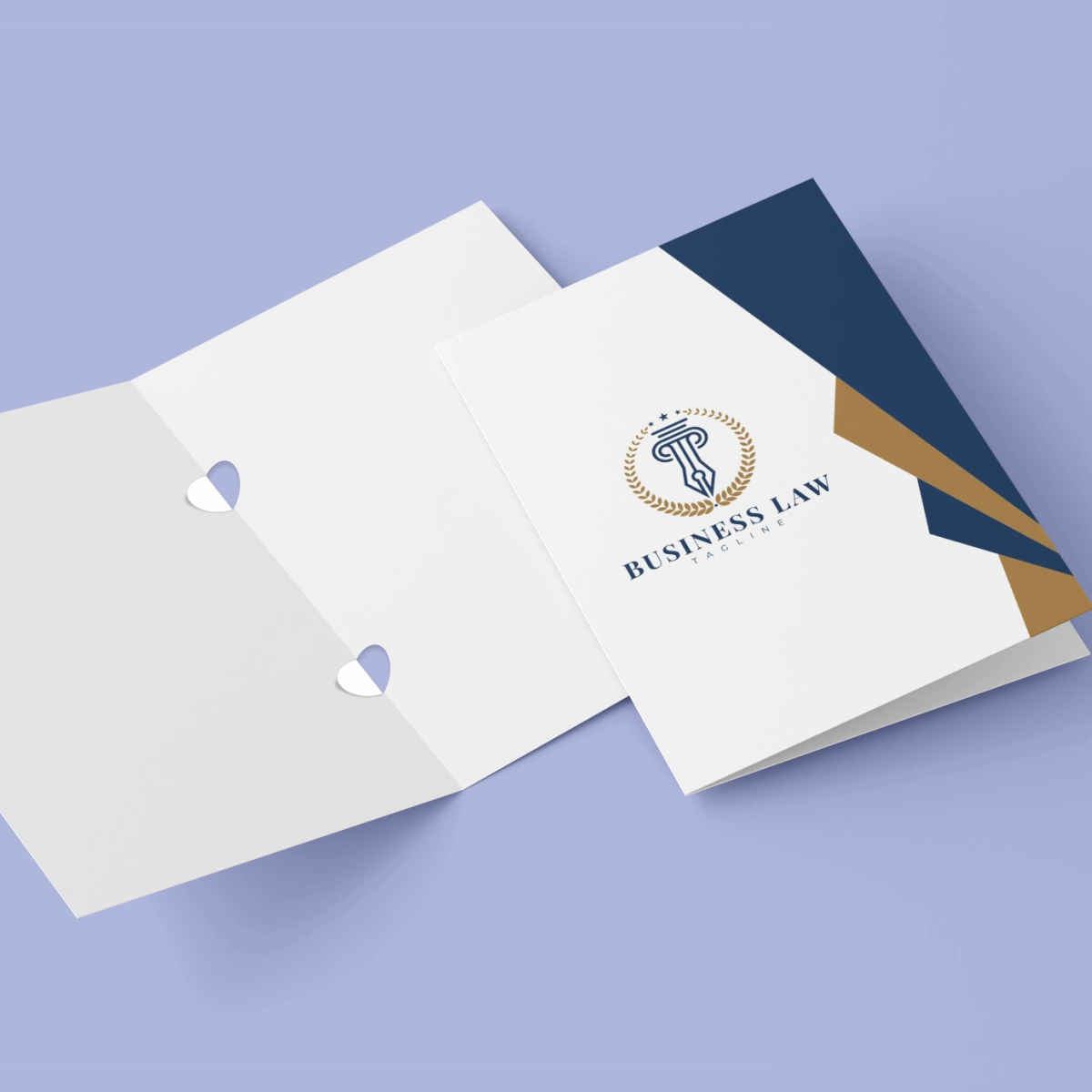 Pasta com orelha Personalizadada para Advogado da gráfica M5 Digital em Goiânia